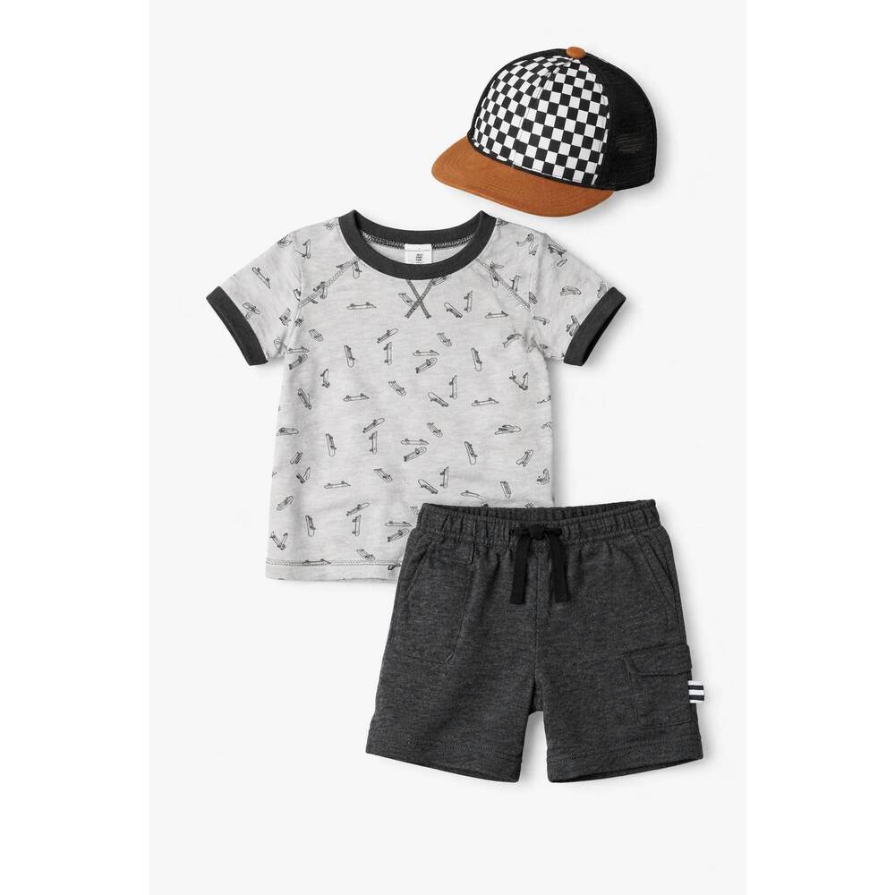 NEW SPLENDID boy's short sleeve set in skater